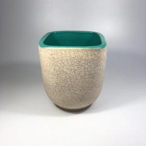 Pol Chambost Art Deco Vase 1940 Ceramic