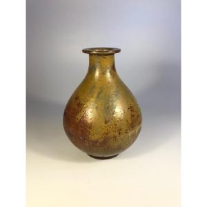 Paul Bonifas Large Pansu Vase Stoneware Art Deco Switzerland Ceramics
