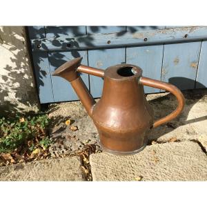 Copper Watering Can, Probably Late 18th, Early 19th Century, For An Old Garden