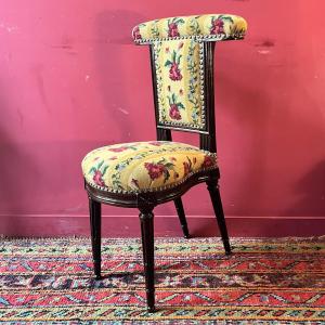 Stamped Delaisement, Rare Louis XVI Period Mahogany Voyeur