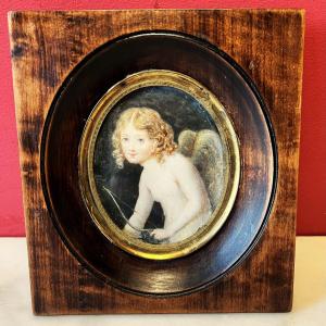 Cupid, Miniature Circa 1820