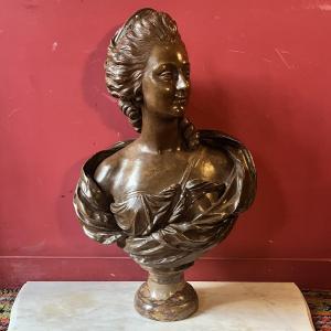 Terracotta Bust Of A Woman