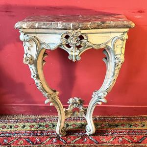 Small Louis XV Lacquered Console