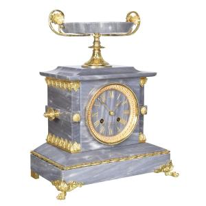 Clock In Marble And Gilded Bronze Gauthier Fils
