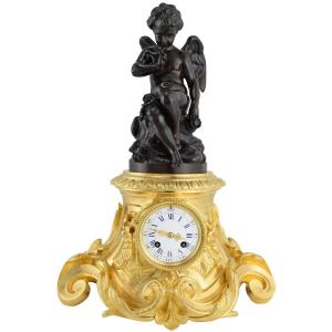 Clock "threatening Love" Sculptor : Alfred Daubrée