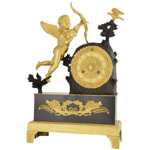 Clock "love Aimed At The Bird"