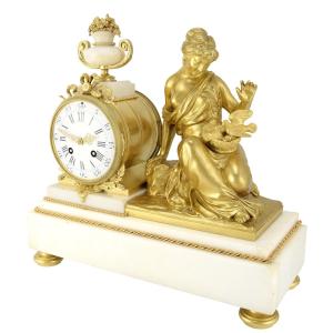 Clock The Young Woman In The Nest Watchmaker: Planchon