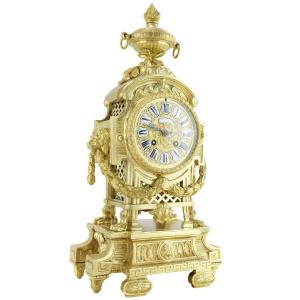Pendule “mufles De Lion” Néo-classique Palais Royal