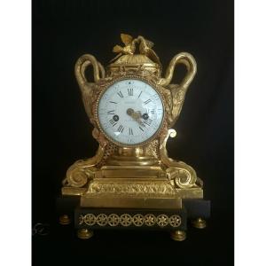 Gilt Bronze Vase Clock Louis XVI Period