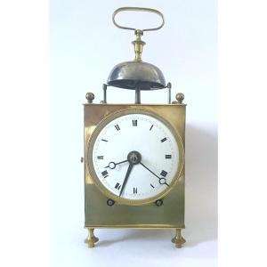 Capucine Clock With Stance And Alarm Clock Circa 1800