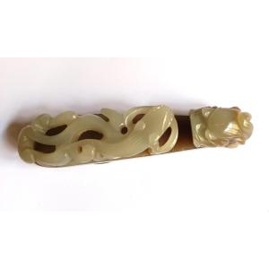 China, Celadon Jade Fibula
