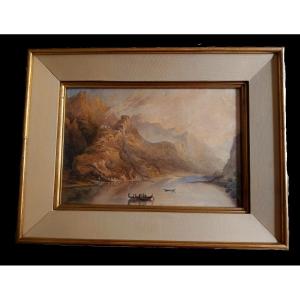 Watercolor Of Lake Como