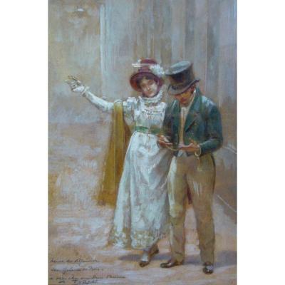 Couple At The Belle Epoque, Théophile Poilpot