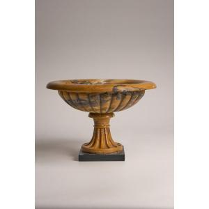 Yellow Marble Cup Tazze - 19th Century
