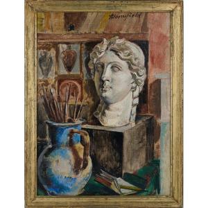 Artist's Studio - Harry Bloomfield (1883-1941)