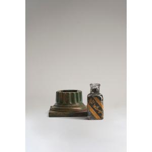 Cast Iron Inkwell - Around 1950