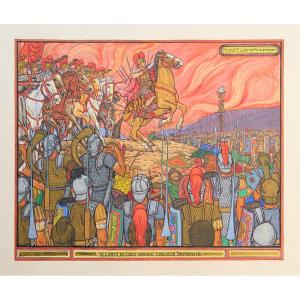 Pablo Tillac (1880-1969) - Illustrations For Soir De Bataille