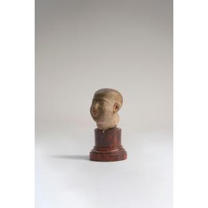 Head Of A Priest With A Shaved Head