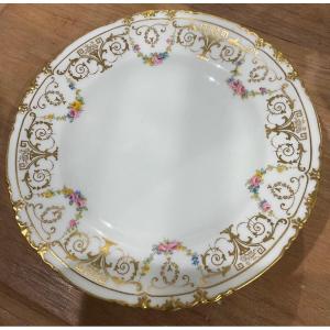 Suite Of 6 Royal Crown Derby Porcelain Plates For Tiffany New York