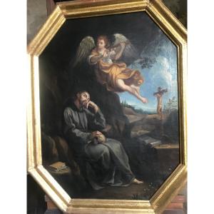 Saint Francis In Ecstasy Italian School Of The 17th Century After Guido Reni 