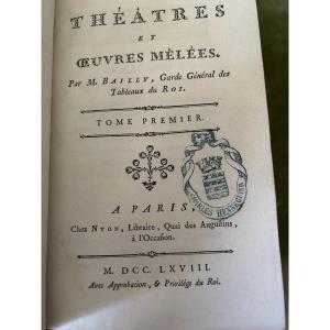 Jacques Bailly's Theatre And Mixed Works, 1768, Parodies Of Lully 