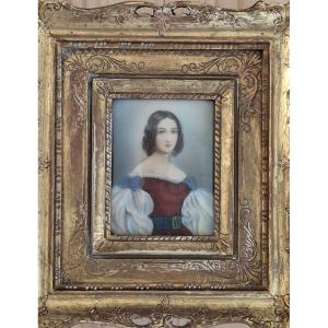 Diaphanous Portrait Of An Elegant Woman