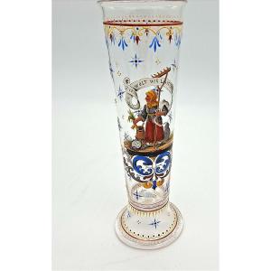 Austrian Enameled Glass Called Humpen