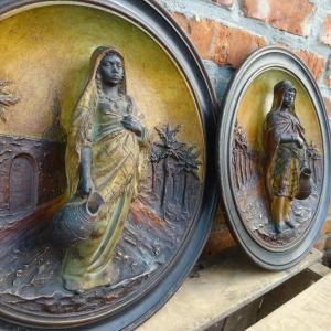 Orientalist Sculpture Pendants Late Nineteenth