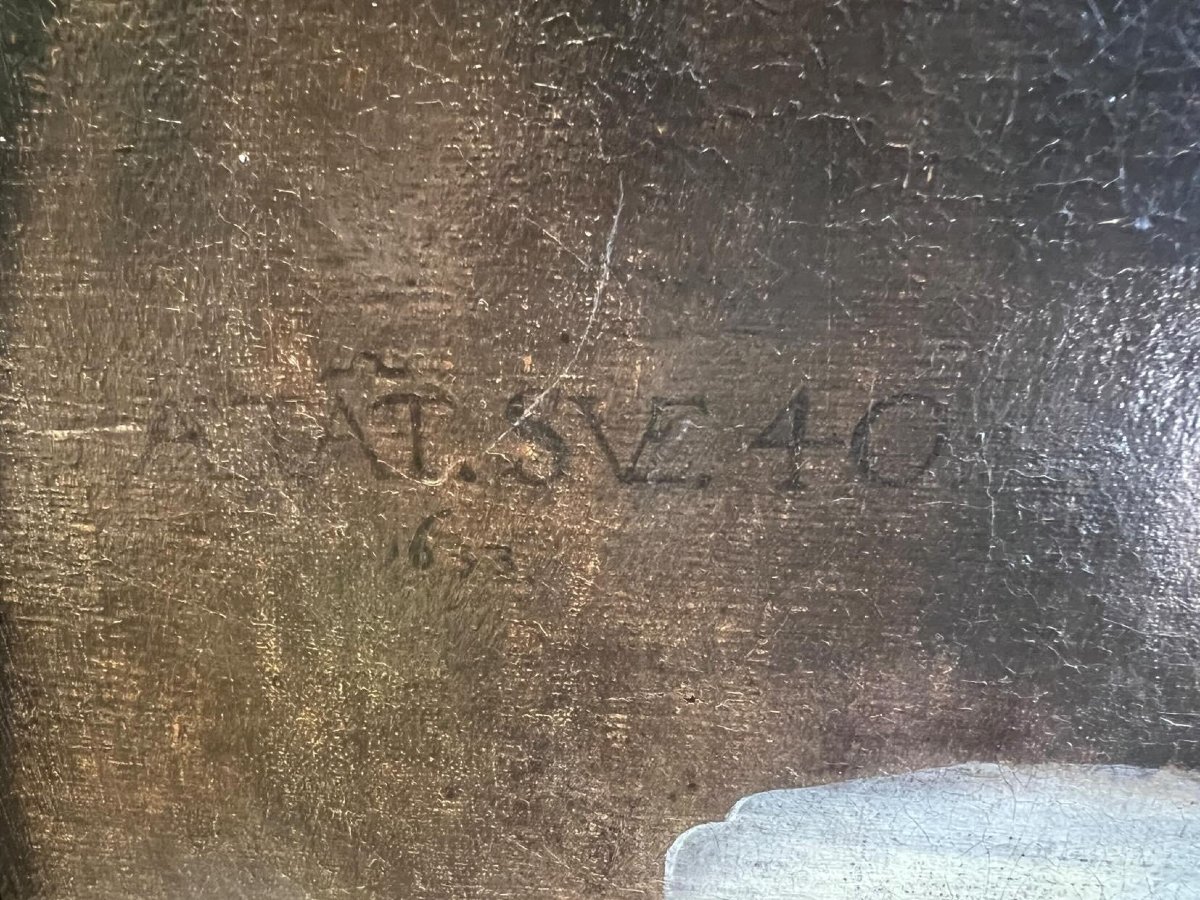 Ritratto di gentiluomo, olio su tela, attribuito a Michiel Jansz Van Mierevelt-photo-4
