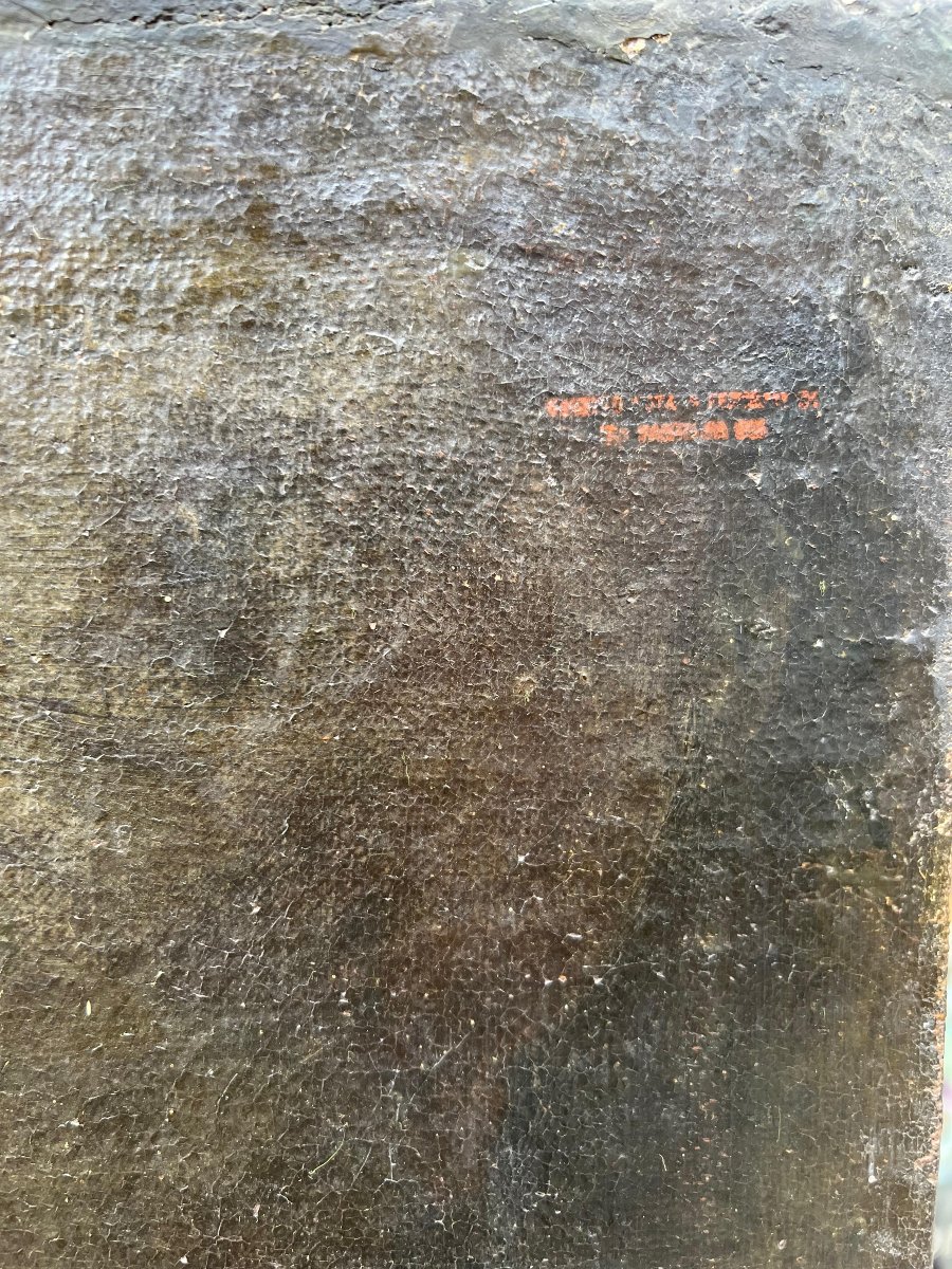 "Annunciazione", olio su tela. Ambito di Cristofano Allori. Firenze, inizio XVII secolo-photo-1