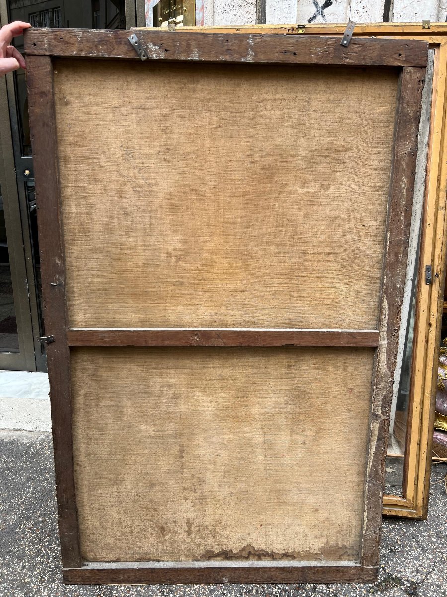 "Annunciazione", olio su tela. Ambito di Cristofano Allori. Firenze, inizio XVII secolo-photo-2