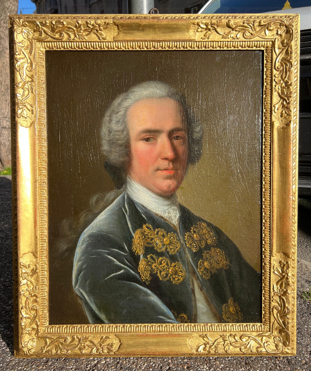 Ritratto di gentiluomo di scuola francese. Epoca Luigi XVI