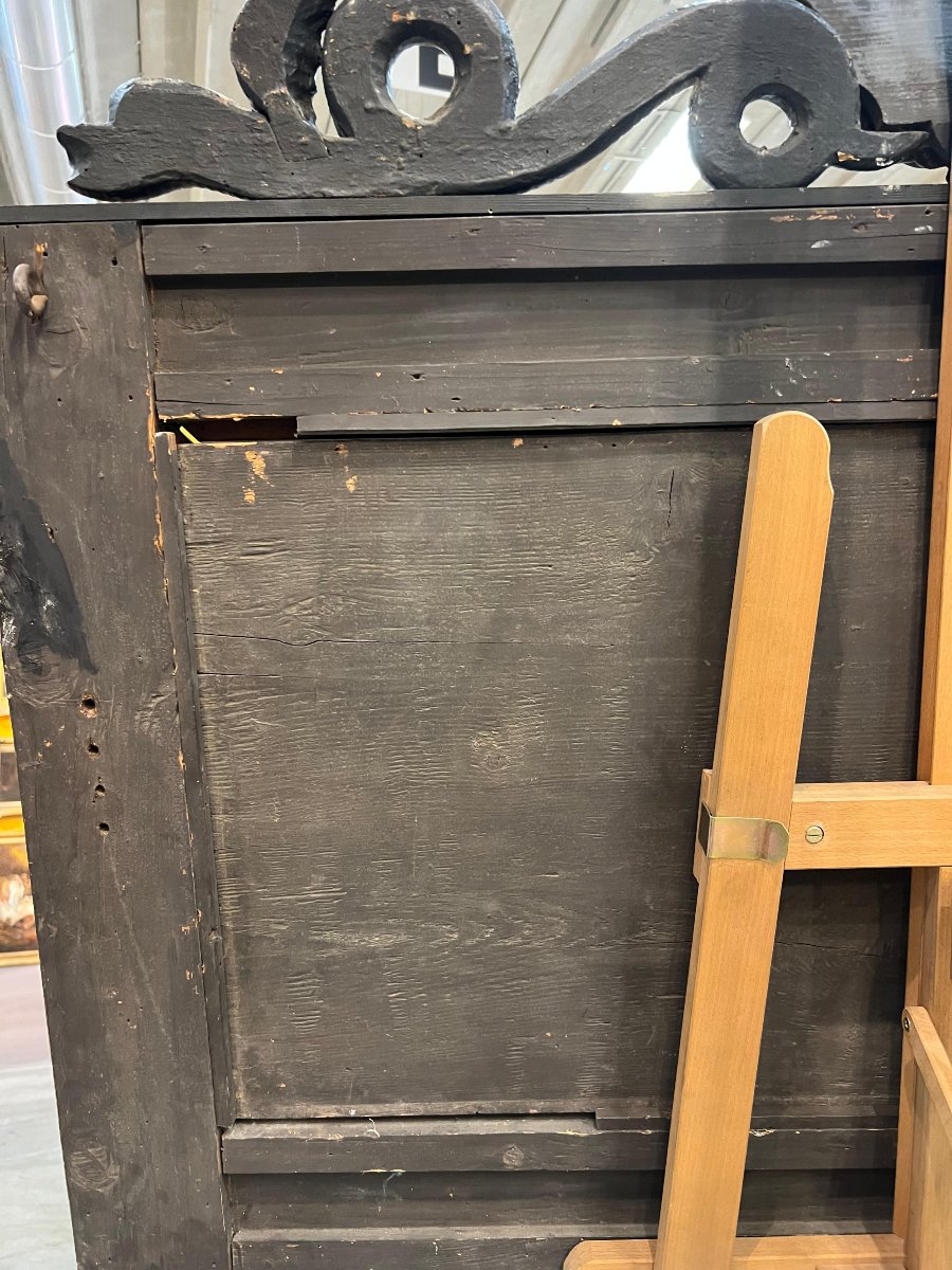 Pannello decorativo intarsiato. Lombardia, primi Ottocento-photo-3