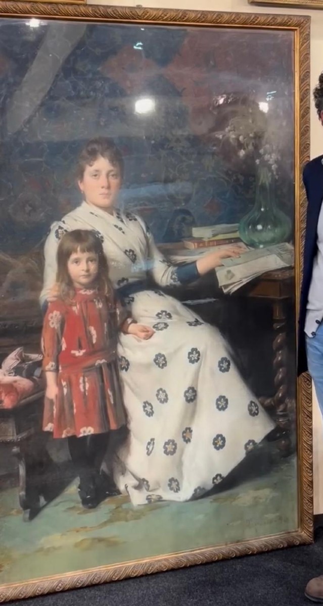 Pastello su carta firmato Giacomo Grosso. Torino, 1890-photo-2