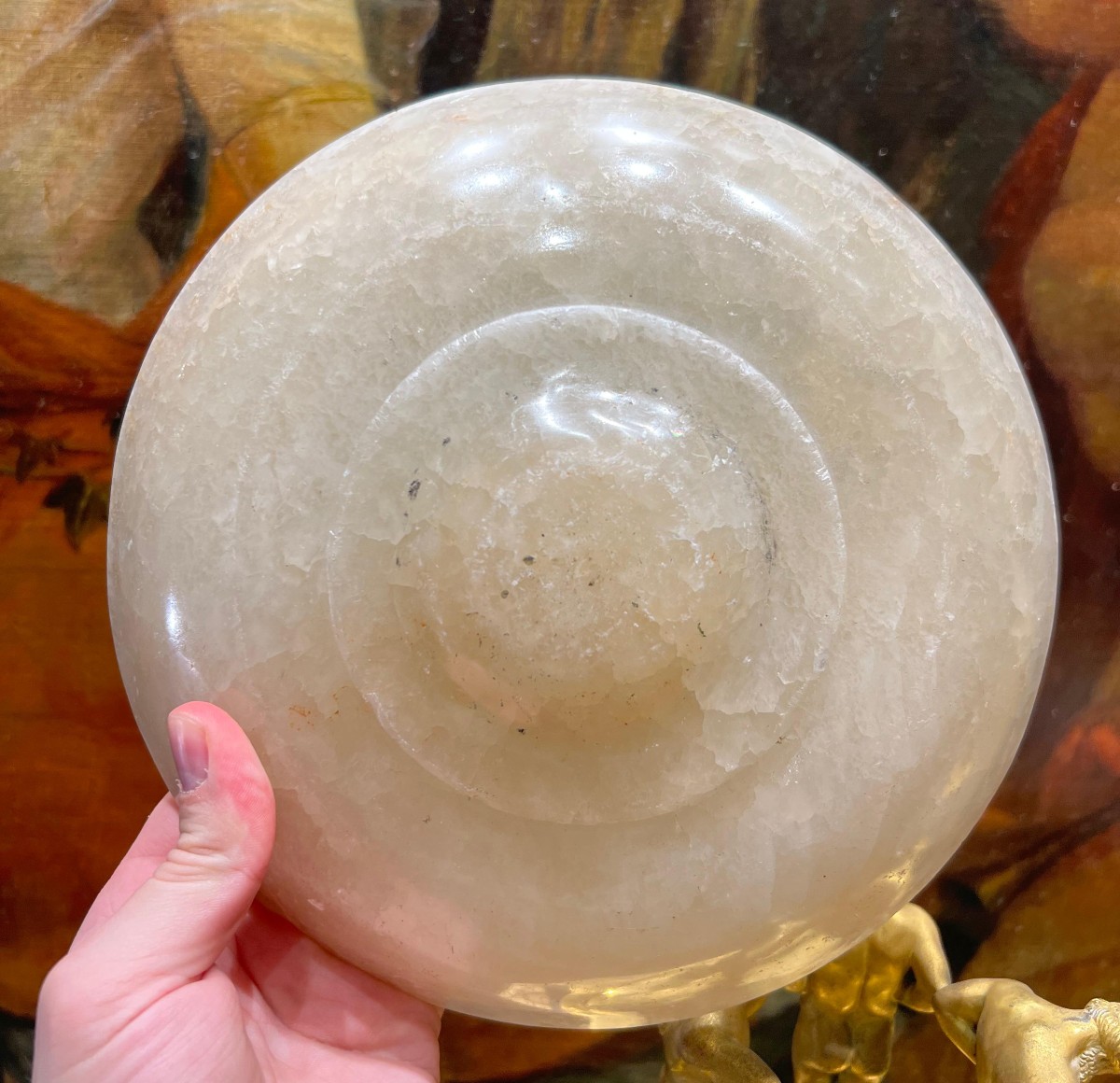 Alzata in bronzo dorato e pietre dure. Roma, Napoleone III-photo-4