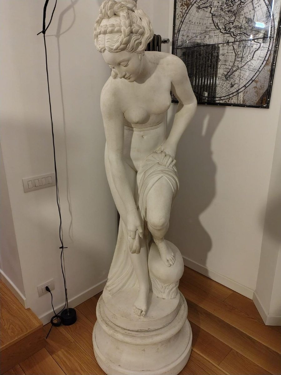 Scultura in gesso raffigurante Venere. Italia, fine XIX secolo.-photo-2