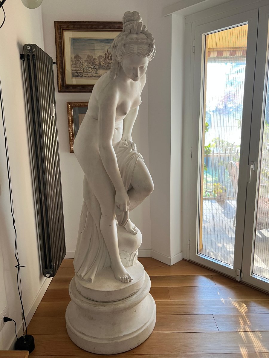 Scultura in gesso raffigurante Venere. Italia, fine XIX secolo.-photo-3