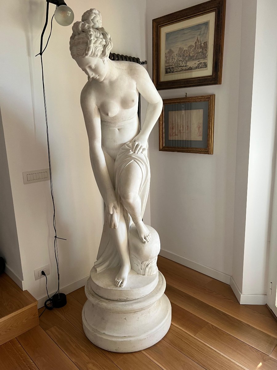 Scultura in gesso raffigurante Venere. Italia, fine XIX secolo.-photo-1