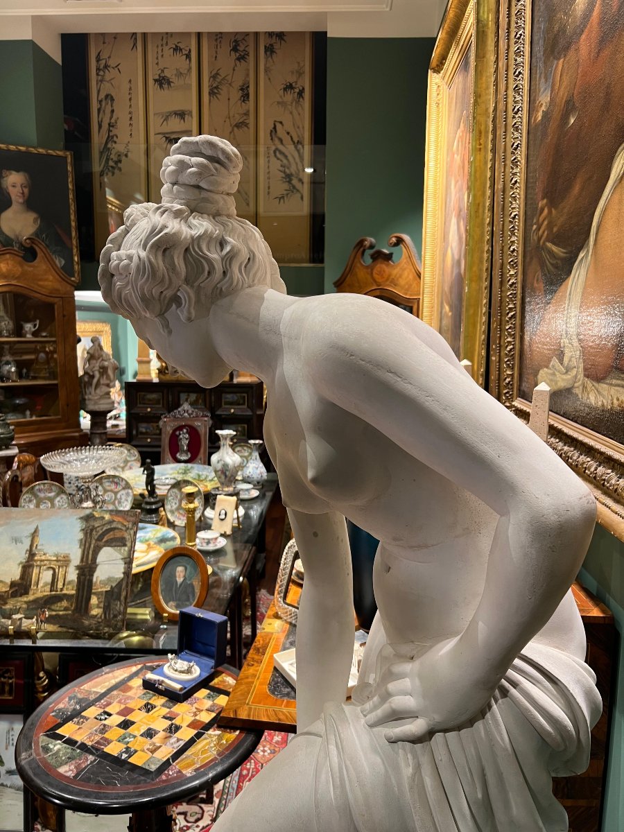 Scultura in gesso raffigurante Venere. Italia, fine XIX secolo.-photo-5