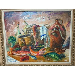  Victor  Bruzac Oil Painting On Canvas 