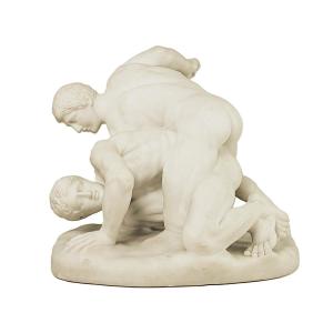 Important Marble Group After The Antique The Wrestlers 