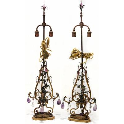 Pair Of Girandoles From Maison Baguès In Paris