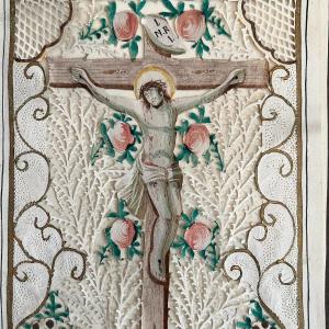 Important Canivet, Christ XVIII Eme Century.
