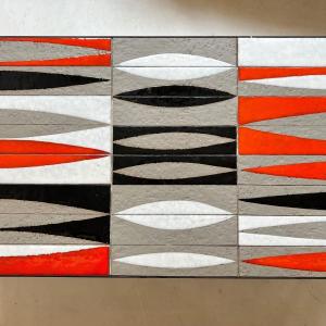 Roger Capron, Navette Ceramic Coffee Table.