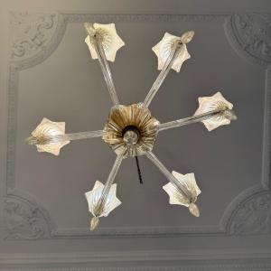 Murano, Glass Chandelier, 1960s Design.