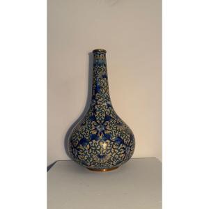 China, Cloisonné Enamel Vase.