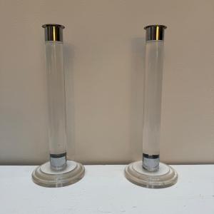 Pair Of Designer Candlesticks.