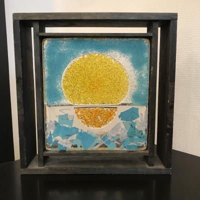 Glass Sculpture By Monica Backström For Kosta Boda