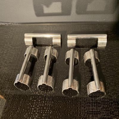 Luc Lanel For Christofle, Suite Of 6 Knife Holders