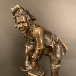 Bronze Subject, Young Skater.